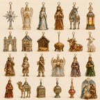 Krippen-Adventskalender 2026 – 24 Weihnachtsornamente