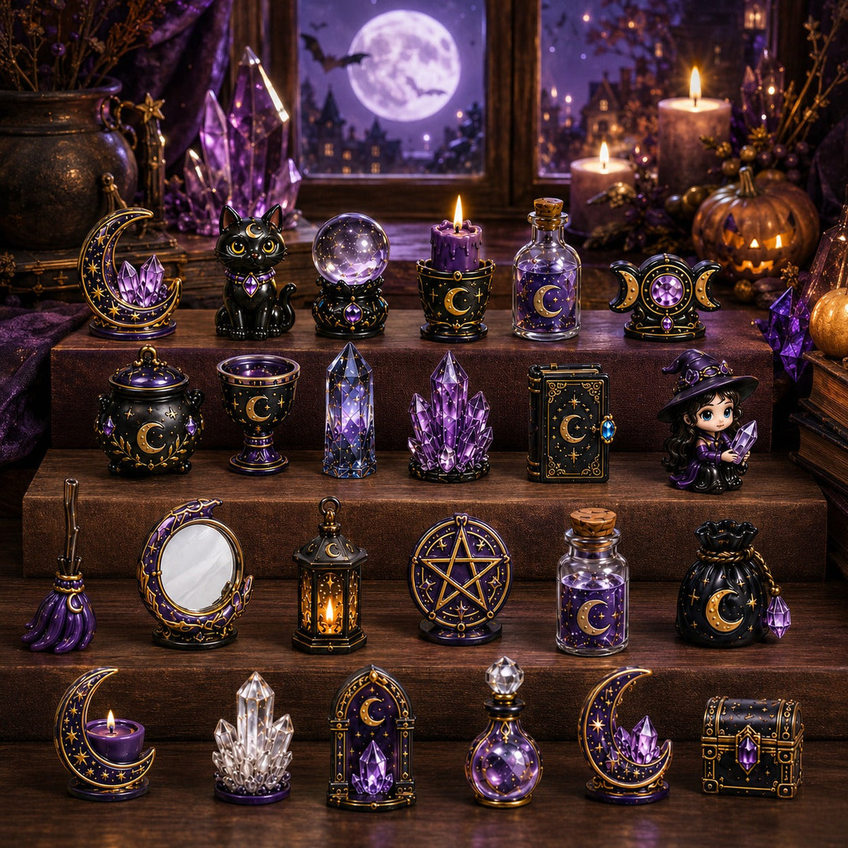 Kristall-Hexen-Adventskalender 2026 - 24 Tage voller magischer Miniaturen