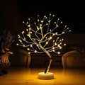 LED Lichterbaum mit Perlen und warmweissem Licht
