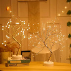 LED Lichterbaum mit Perlen und warmweissem Licht – Bild 12