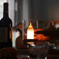 LED Kerzenlampe mit Gestensteuerung und Flackerlicht