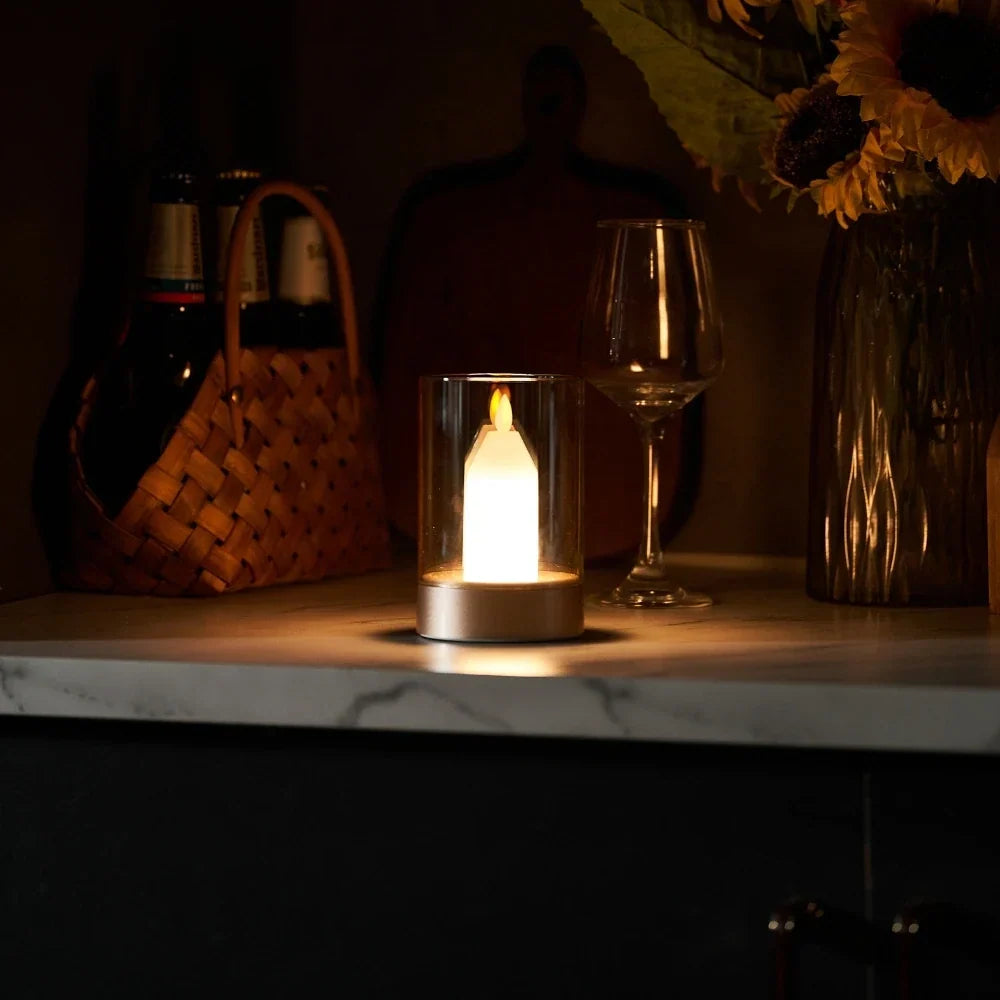 LED Kerzenlampe mit Gestensteuerung und Flackerlicht – Bild 3