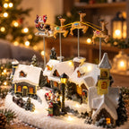Beleuchtetes LED Weihnachtsdorf mit Musik und Bewegung – Bild 12