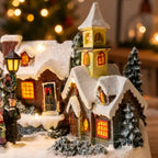 Beleuchtetes LED Weihnachtsdorf mit Musik und Bewegung – Bild 13