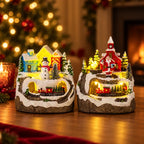 Beleuchtetes LED Weihnachtsdorf mit Musik und Bewegung – Bild 15