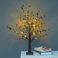 LED Lichterbaum mit roten Beeren und warmweissem Licht – Bild 3