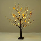 LED Lichterbaum mit roten Beeren und warmweissem Licht – Bild 7