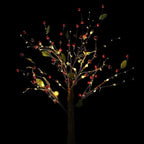 LED Lichterbaum mit roten Beeren und warmweissem Licht – Bild 9