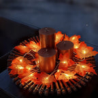 LED Lichterkette Girlande mit Blättern und Blüten – Bild 18
