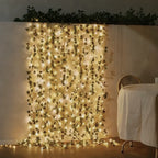 LED Lichterkette Girlande mit Blättern und Blüten – Bild 25