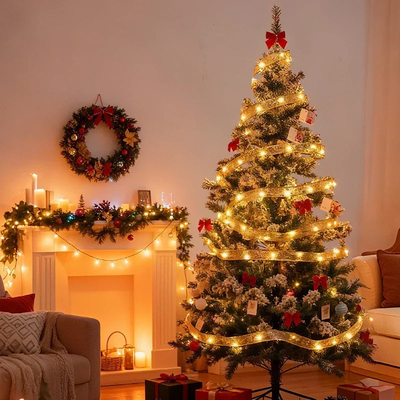 LED Lichterband im Seiden-Look mit Fernbedienung