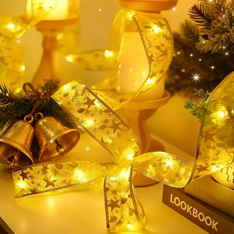 LED Lichterband im Seiden-Look mit Fernbedienung – Bild 2
