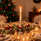 Glitzernde Deko-Girlande mit Kristall-Akzenten für den Weihnachtsbaum – Bild 3