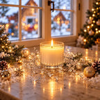 Glitzernde Deko-Girlande mit Kristall-Akzenten für den Weihnachtsbaum – Bild 4