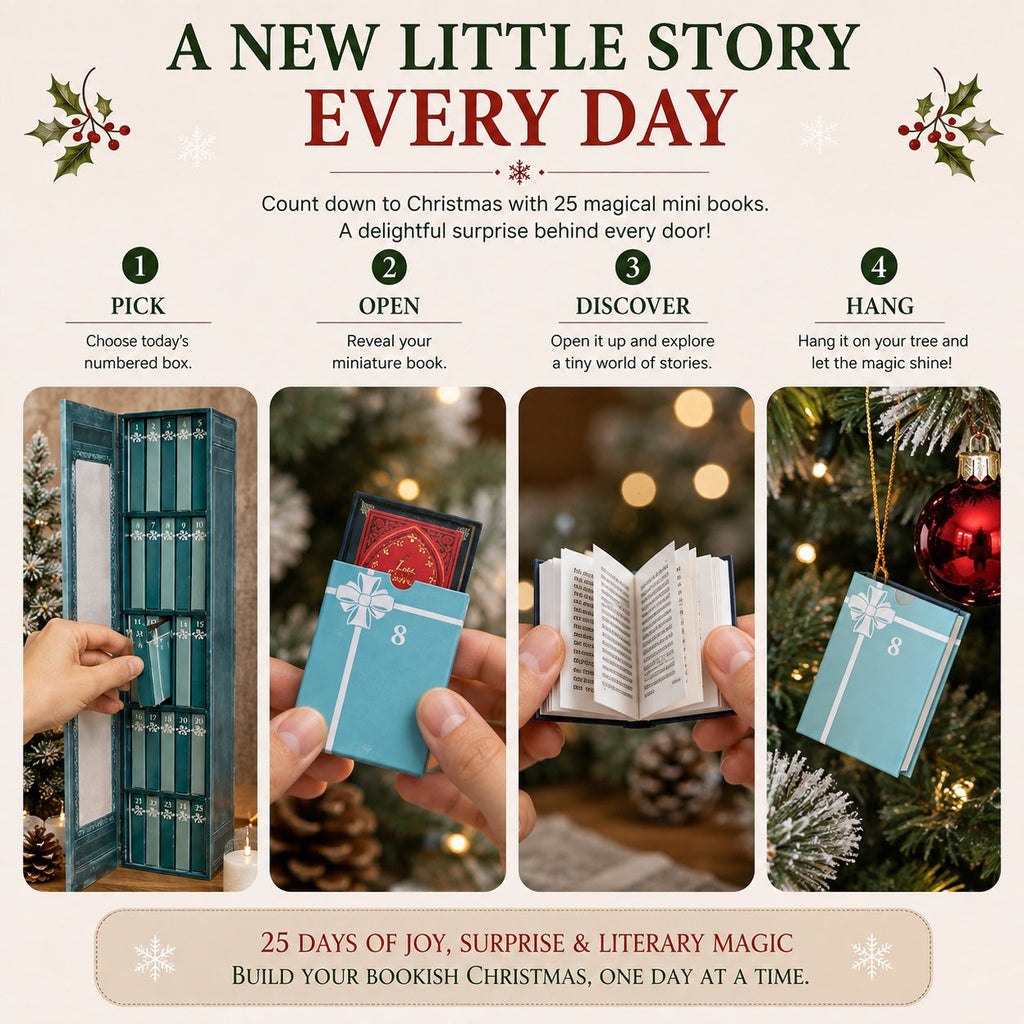 Mini-Bücher-Adventskalender 2026 - 25 Klassiker für Bücherliebhaber