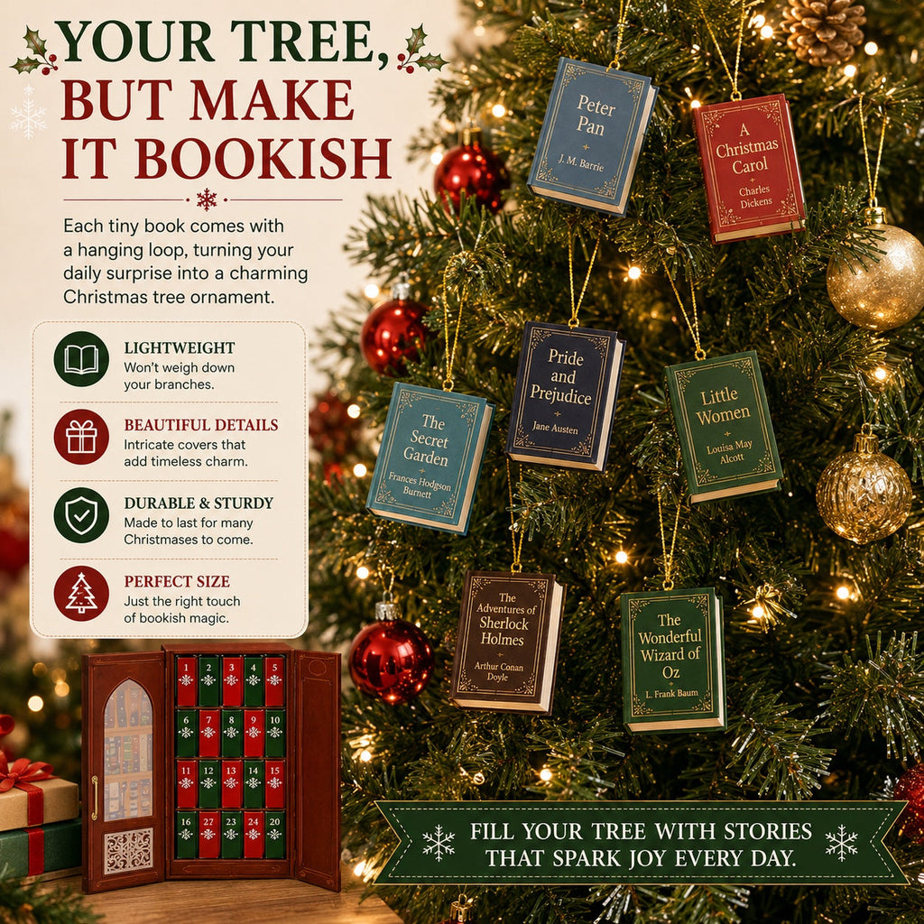 Mini-Bücher-Adventskalender 2026 - 25 Klassiker für Bücherliebhaber