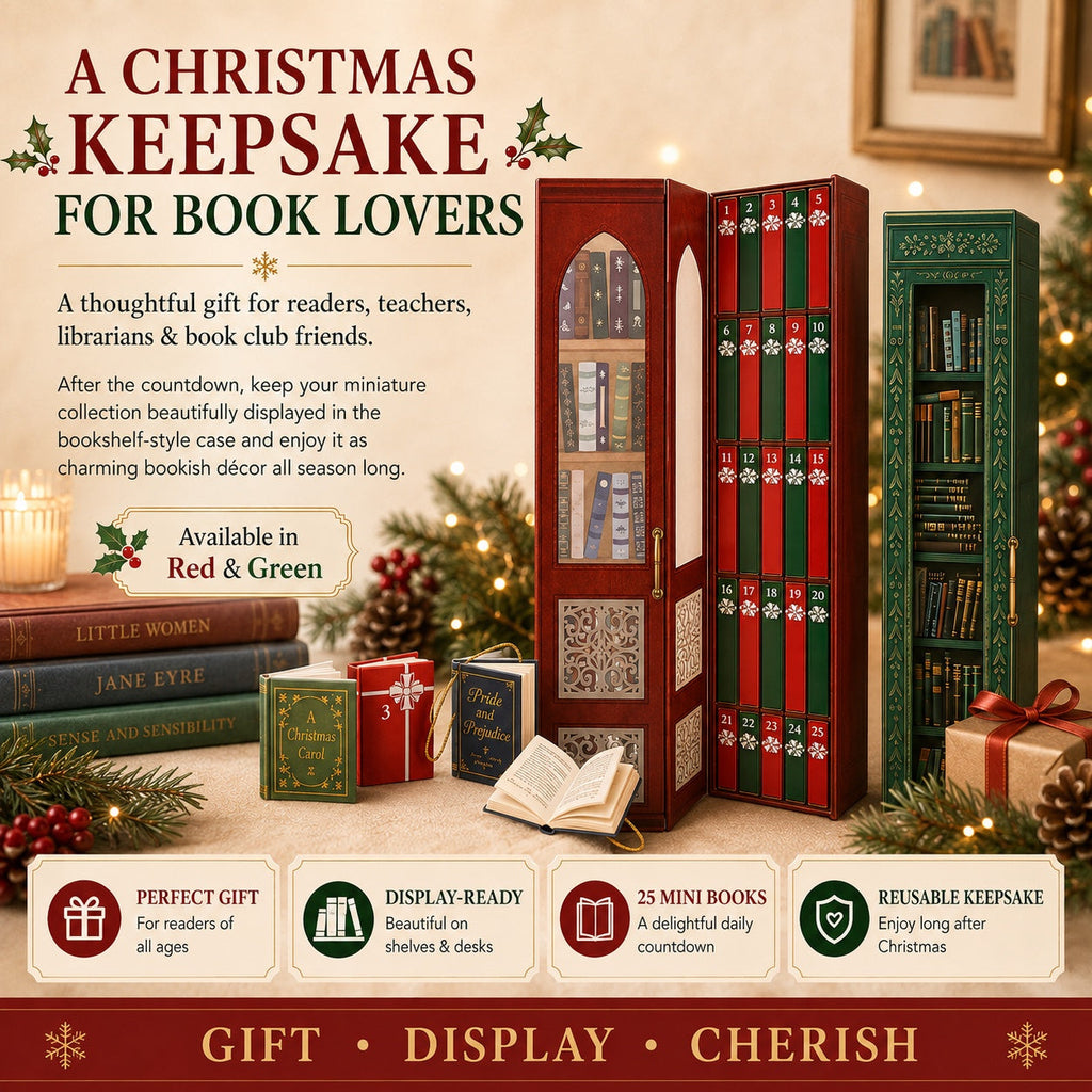 Mini-Bücher-Adventskalender 2026 - 25 Klassiker für Bücherliebhaber