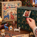 Mittelalter-Katzen-Adventskalender 2026 - 24 wundersame Katzenornamente