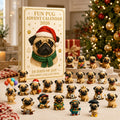Mops-Adventskalender 2026 – 24 Mopsfiguren