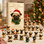 Mops-Adventskalender 2026 – 24 Mopsfiguren