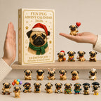 Mops-Adventskalender 2026 – 24 Mopsfiguren