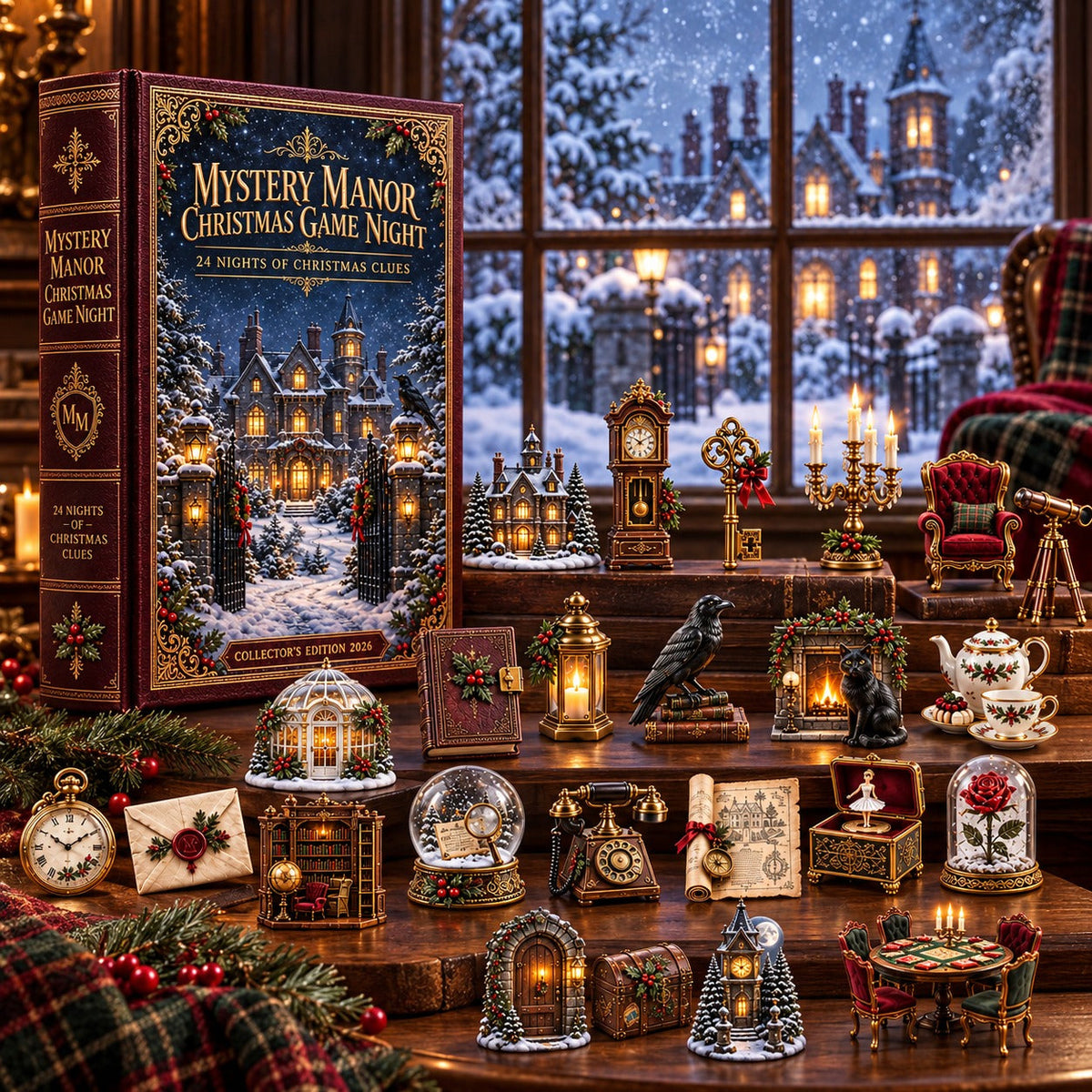 Mysteriöses Landhaus Adventskalender 2026 – 24 Abende Weihnachtshinweise