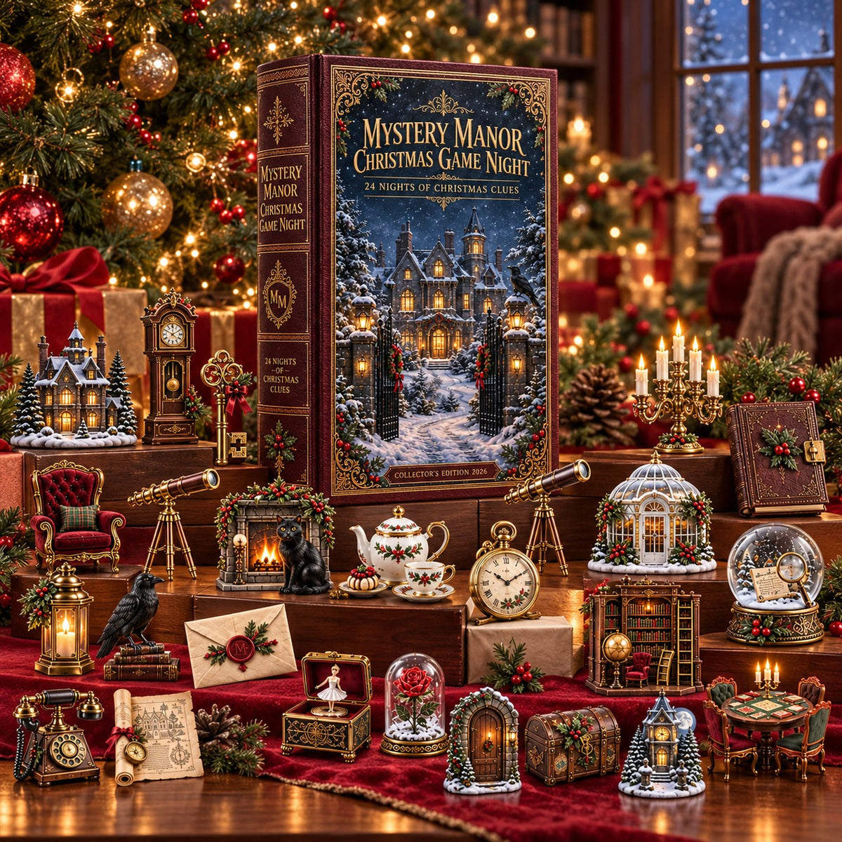 Mysteriöses Landhaus Adventskalender 2026 – 24 Abende Weihnachtshinweise
