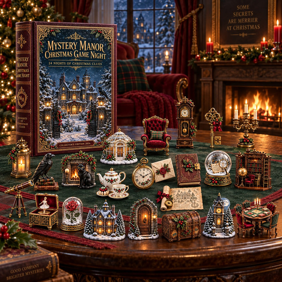 Mysteriöses Landhaus Adventskalender 2026 – 24 Abende Weihnachtshinweise