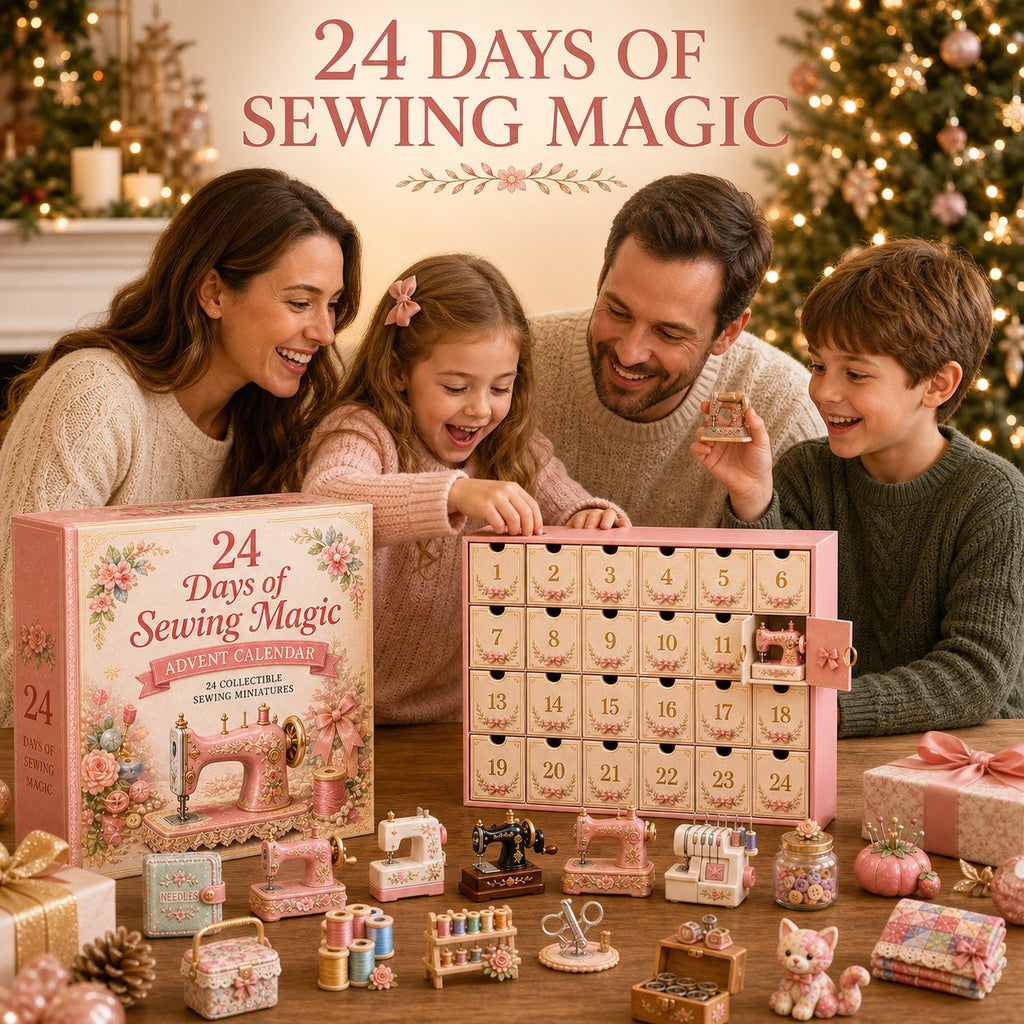 Näh-Adventskalender 2026 - 24 Näh-Miniaturen für Quilterinnen und Hobbynäher