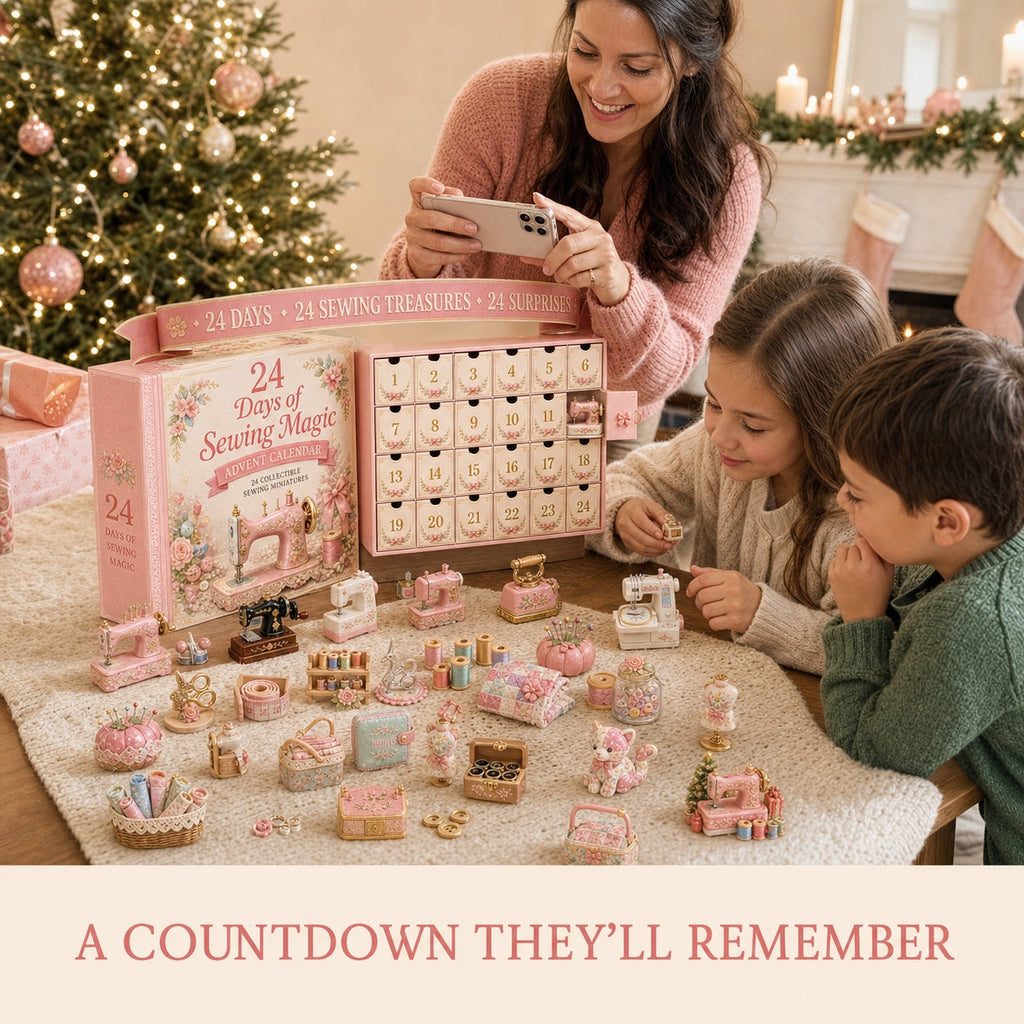 Näh-Adventskalender 2026 - 24 Näh-Miniaturen für Quilterinnen und Hobbynäher