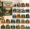 Nationalparks Adventskalender 2026 - 24 Nationalparks Weihnachtsanhänger