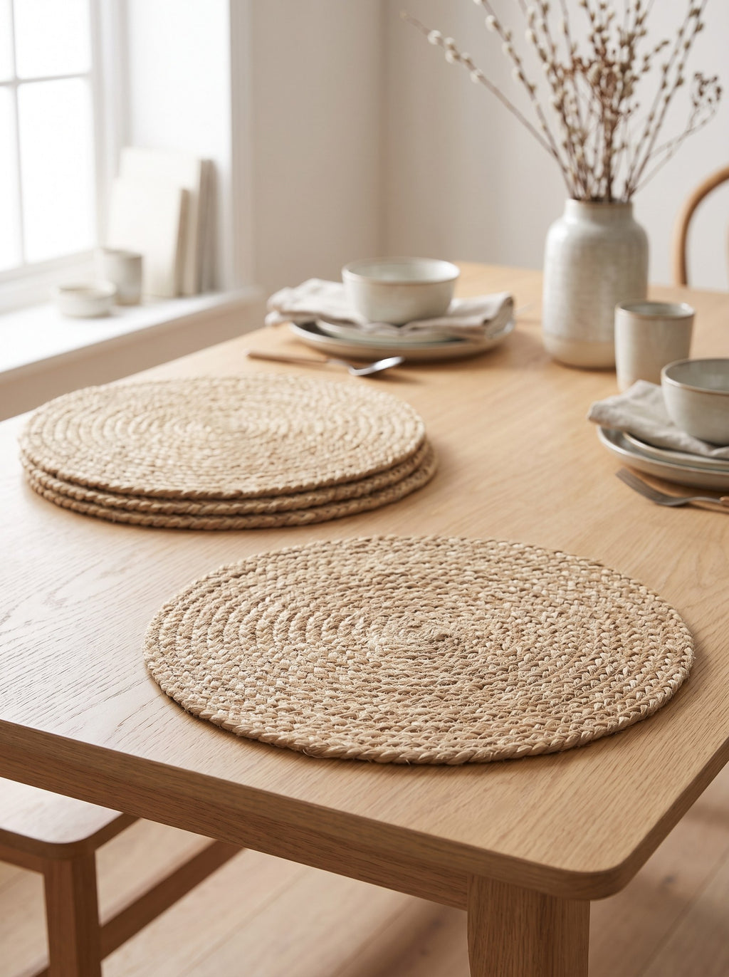 Platzsets aus Jute - Produktansicht