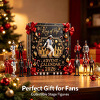 Glitzernde 2D-Acryl-Hängefigur von Michael Jackson in klassischer Bühnenkostüm-Pose für Weihnachtsbaum 6
