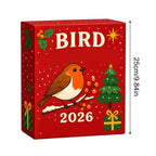 24 Tage Weihnachts-Vogelkalender Adventskalender mit Vogelmotiven Festliche Weihnachtsdekoration 6