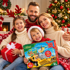 3D Adventskalender Baustelle 2026 mit Spielzeugfahrzeugen 7