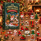 3D Adventskalender Mini Bausteine Weihnachtsdeko 2026 mit 24 Designs zum Bauen 2