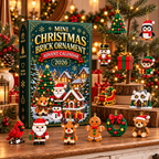 3D Adventskalender Mini Bausteine Weihnachtsdeko 2026 mit 24 Designs zum Bauen 4