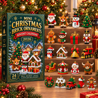3D Adventskalender Mini Bausteine Weihnachtsdeko 2026 mit 24 Designs zum Bauen 5
