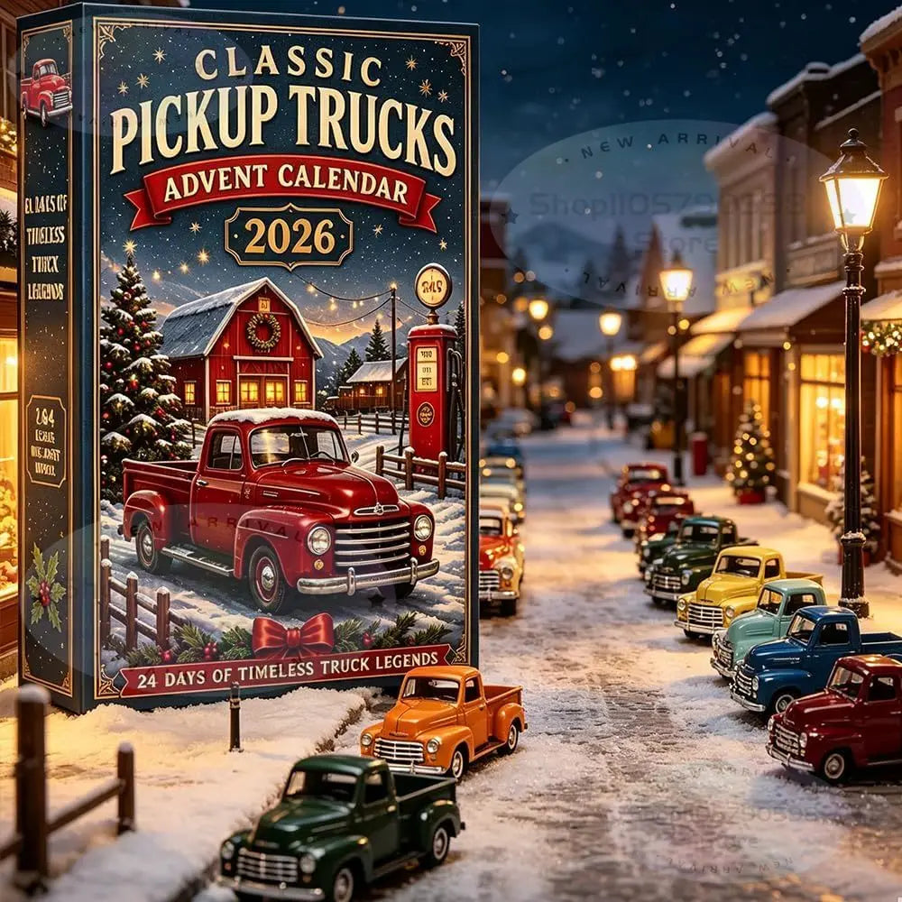 Adventskalender 2026 mit 24 klassischen Fahrzeugen, Lastwagen und Militärmaschinen 4