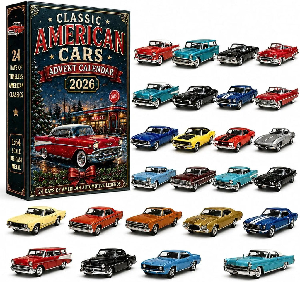 Adventskalender 2026 mit 24 klassischen Fahrzeugen, Lastwagen und Militärmaschinen 7