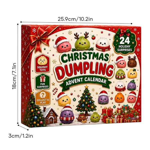 Adventskalender mit 24 kuscheligen Dumplings für Weihnachten 9