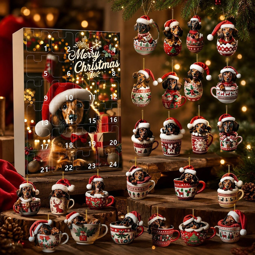 Adventskalender mit Bassotto-Thema für Weihnachten 2026