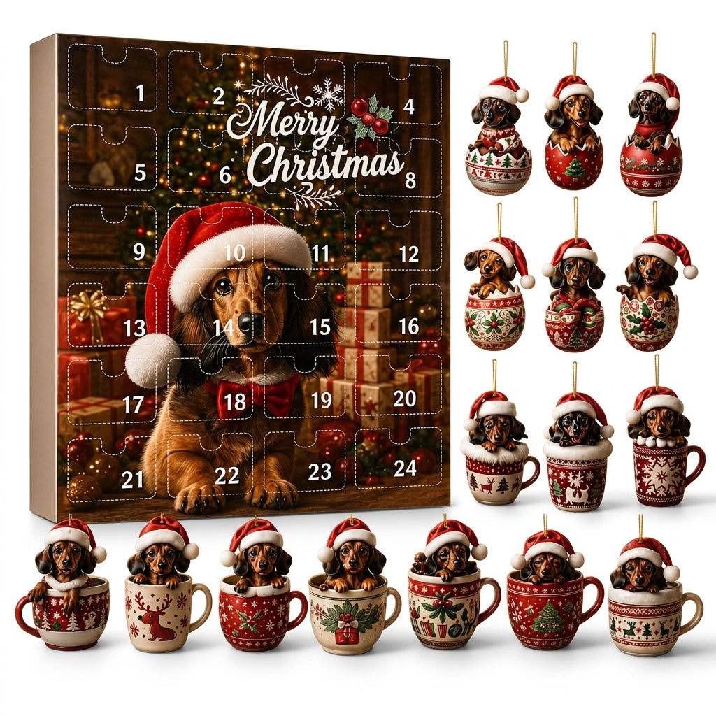 Adventskalender mit Bassotto-Thema für Weihnachten 2026 6