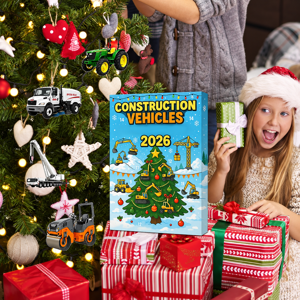 Adventskalender mit Baufahrzeugen für Weihnachten 2026 5