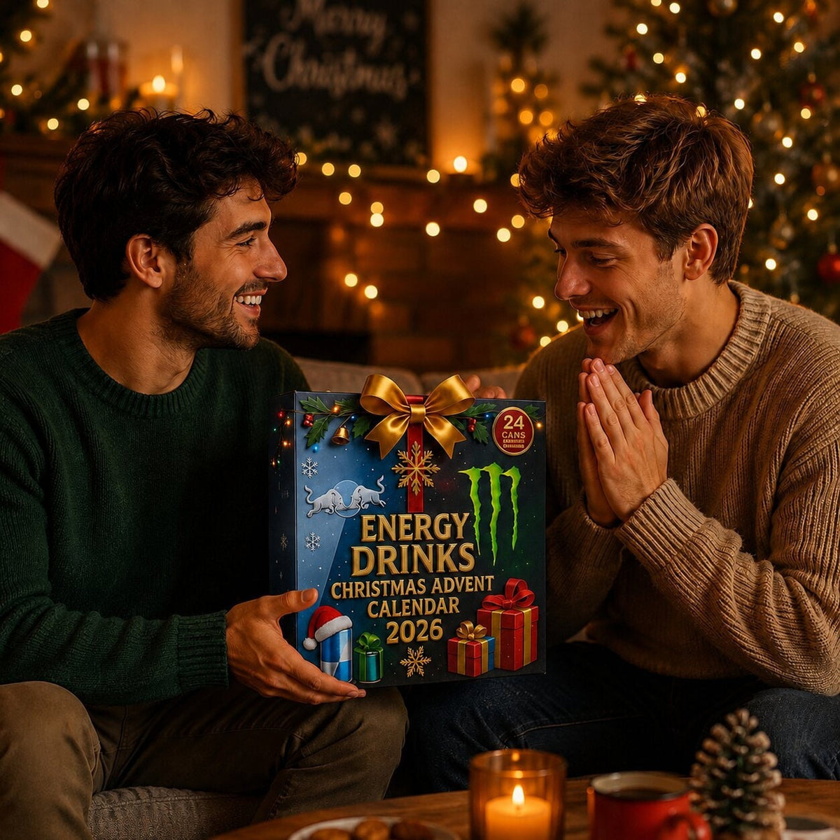 Adventskalender Energy Drink 2026 mit bunten Mini-Dosen 3