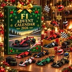 Adventskalender F1 2026 mit flachen Ornamenten 3