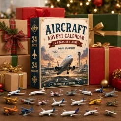 Adventskalender mit 24 einzigartigen Flugzeugminiaturen 2