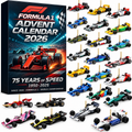 Adventskalender Formel 1 2026 mit 24 flachen Ornamenten