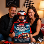 Adventskalender Formel 1 2026 mit 24 flachen Ornamenten 3