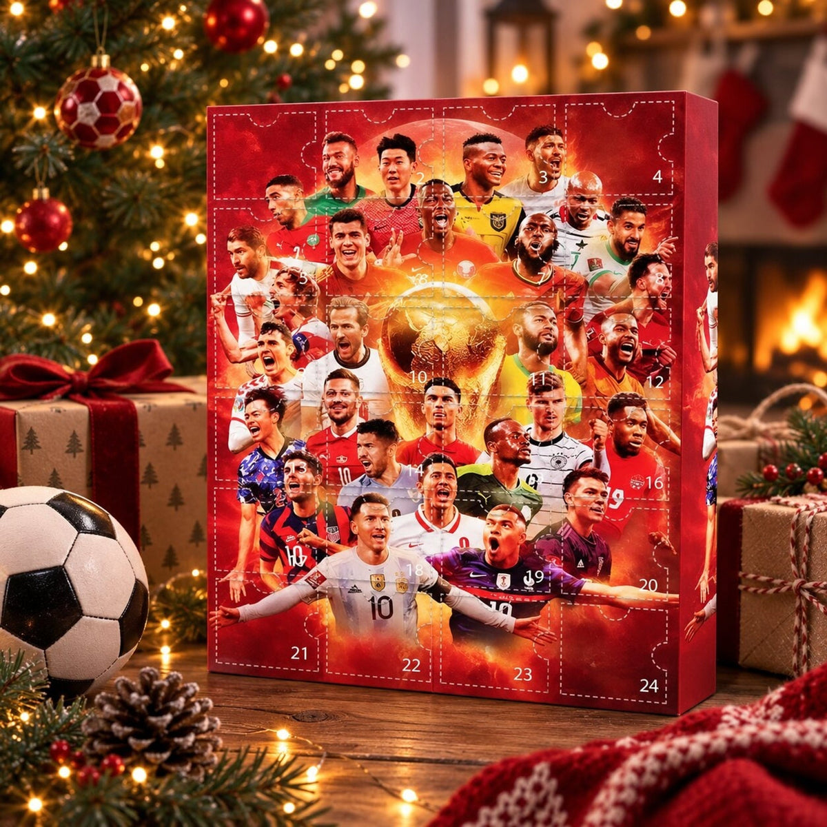 Adventskalender Fußball 2026 mit täglichen Überraschungen für Kinder 2
